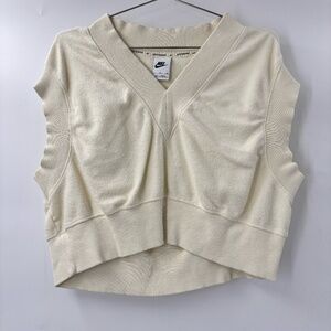 Nike Cream V-Neck Women's Sweater